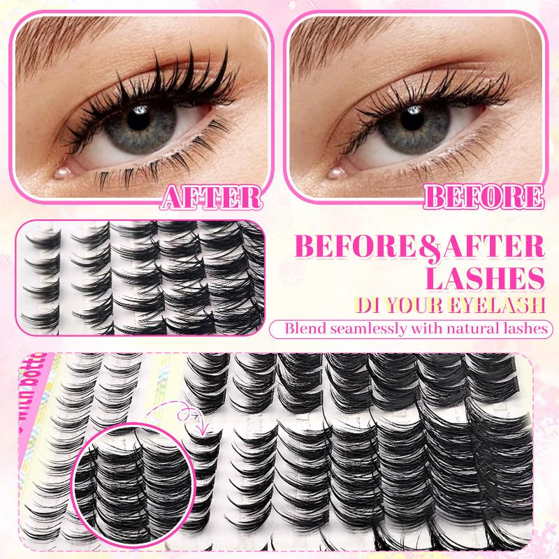 Eyelash Extension Wispy - 1 Pudełko Kępek Rzęs do Przedłużania