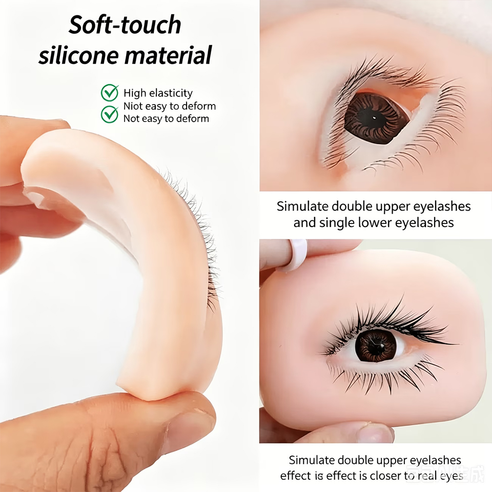 Eyelash Extension Doll Eye - 1/3 Warstwy Rzęs Wielokrotnego Użytku Oczy