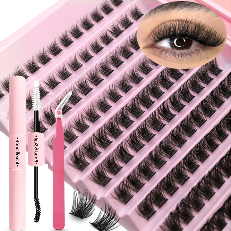 Eyelash Extension Human Hair - Zestaw do przedłużania rzęs DIY Pojedyncze