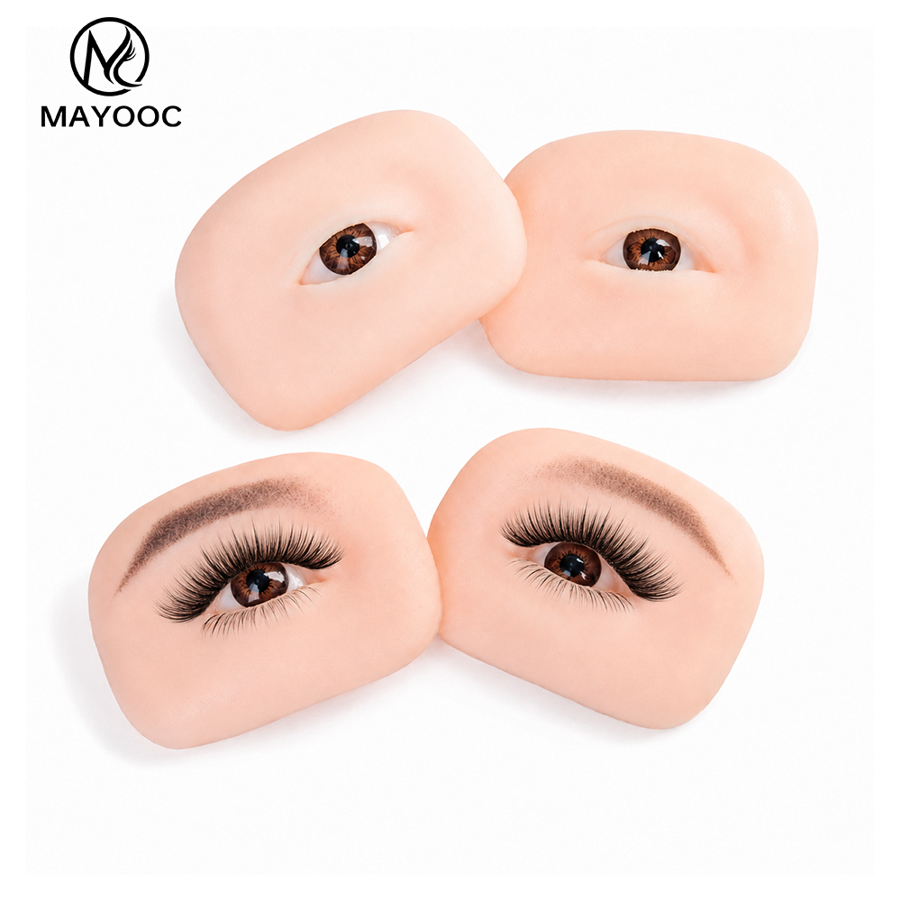 Eyelash Extension Doll Eye - Głowa treningowa do ćwiczeń przedłużania rzęs,