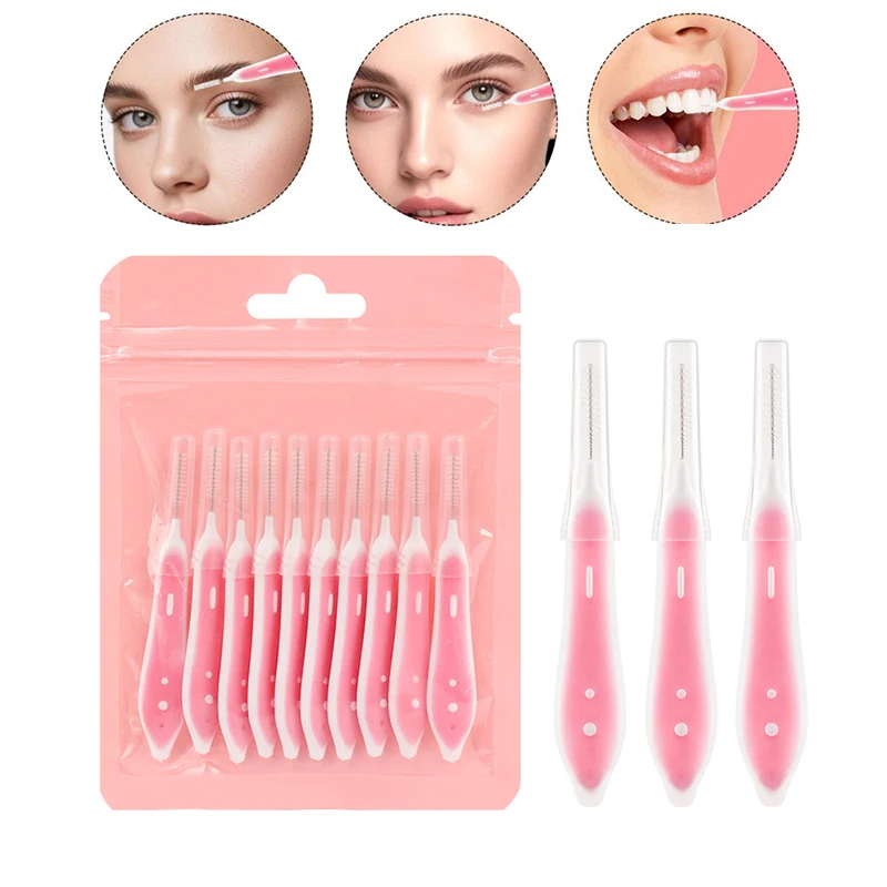 Eyelash Extensions - 10 szt. Mini szczoteczki do brwi,