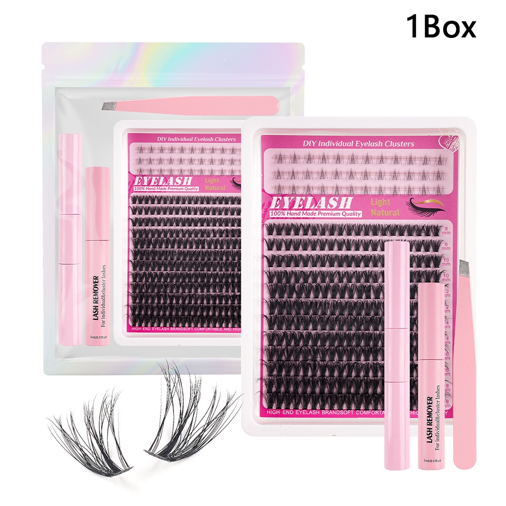 Eyelash Extension Wispy - Sztuczne rzęsy o długości 8-18mm, naturalny