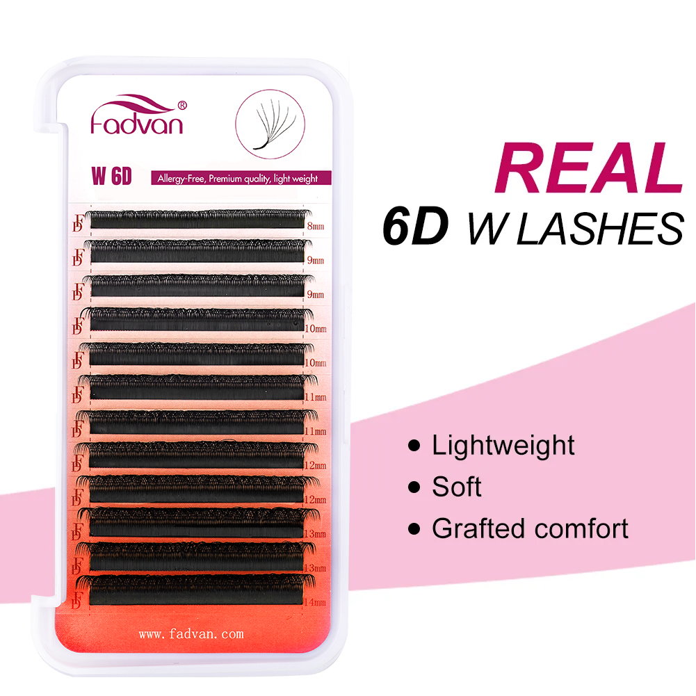 FADVAN Real 6D W rzęsy 0,07 W  – Eyelash Extension Human Hair recenzja i cena