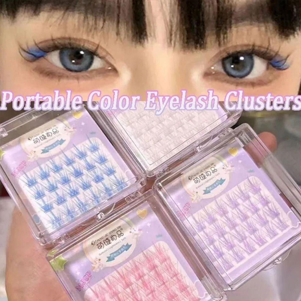Kolorowe rzęsy segmentowe 3D z – Eyelash Extension Wispy recenzja i cena