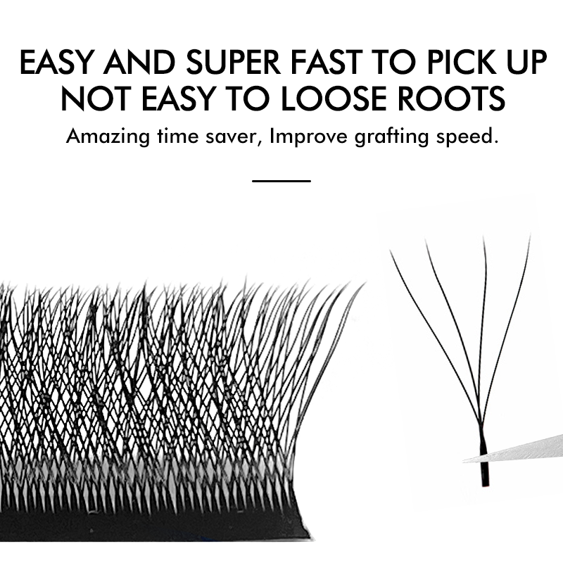 NATUHANA W-Shaped 4D 5D Volume – Eyelash Extension Human Hair recenzja i cena