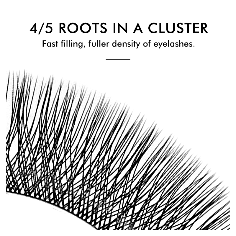 NATUHANA W-Shaped 4D 5D Volume – Eyelash Extension Human Hair recenzja i cena