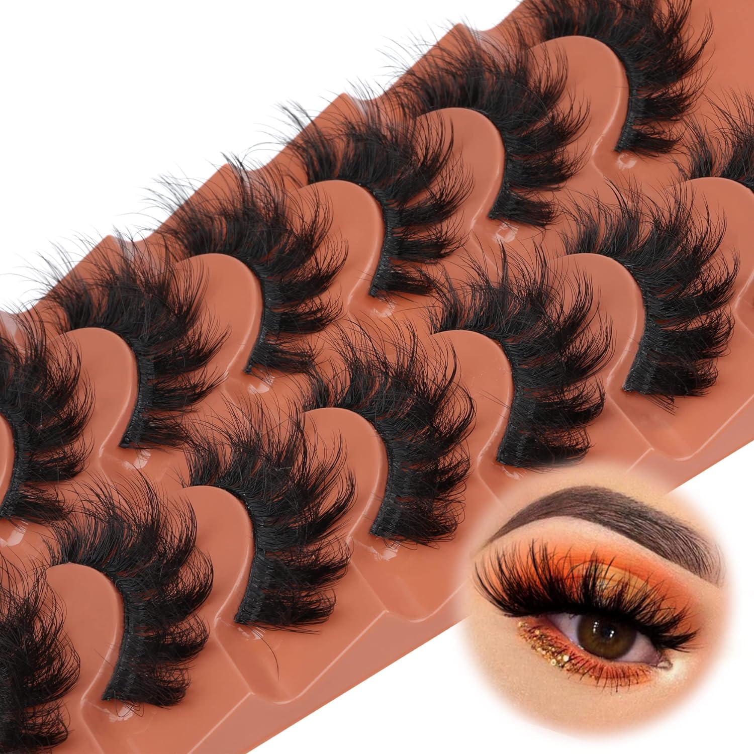 7 par puszyste rzęsy 8D sztucz – Eyelash Extension Cat Eye recenzja i cena