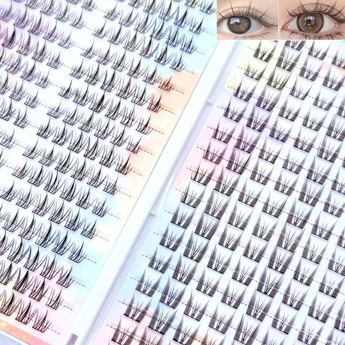 Gorąca sprzedaż: rzęsy 336 szt – Eyelash Extension Cat Eye Wispy recenzja i cena