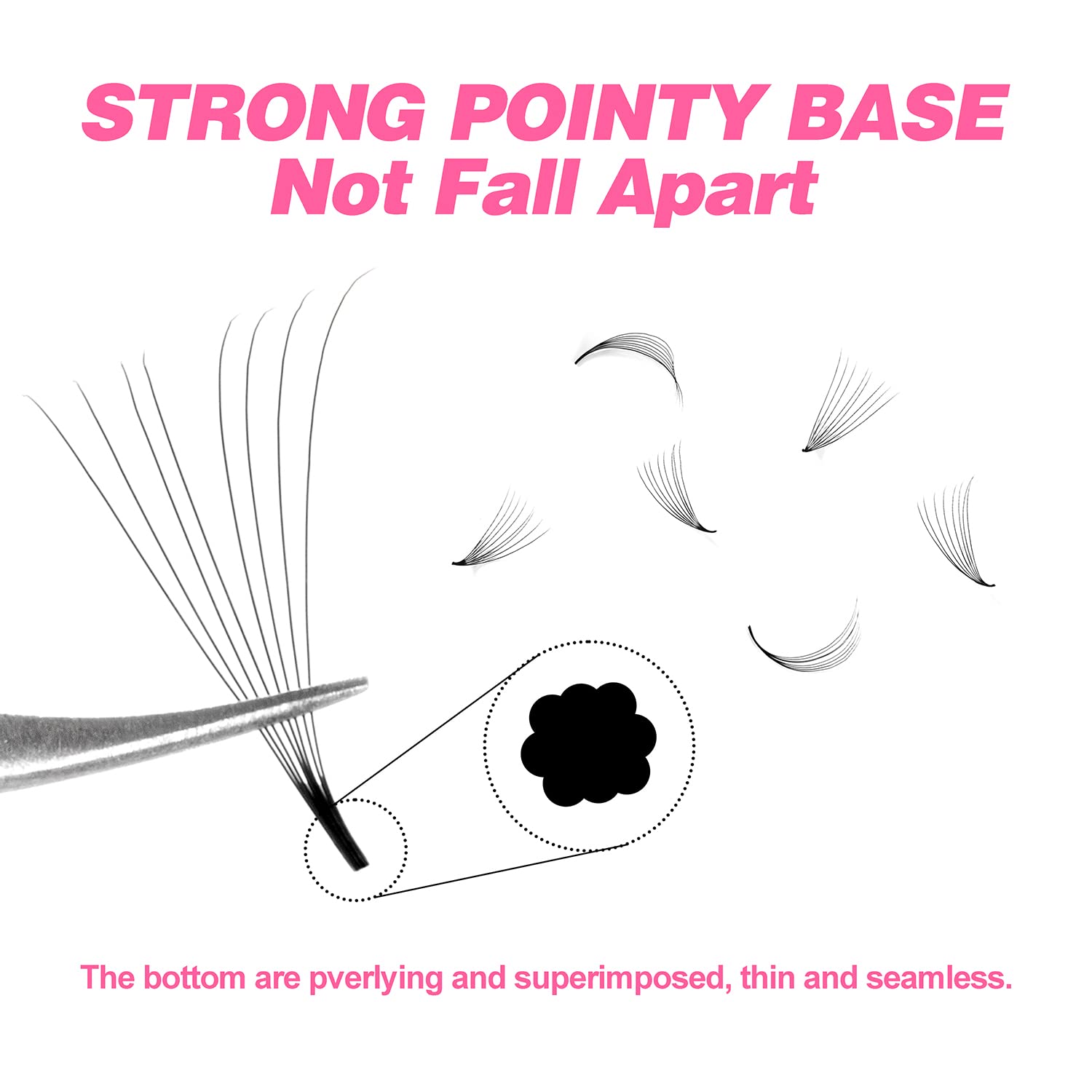 TDANCE 600 Fans Loose Fan Mixe – Eyelash Extension Medium recenzja i cena