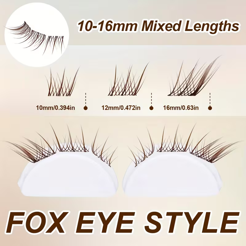 DIY Brązowe Sztuczne Rzęsy - E – Eyelash Extension Doll Eye recenzja i cena