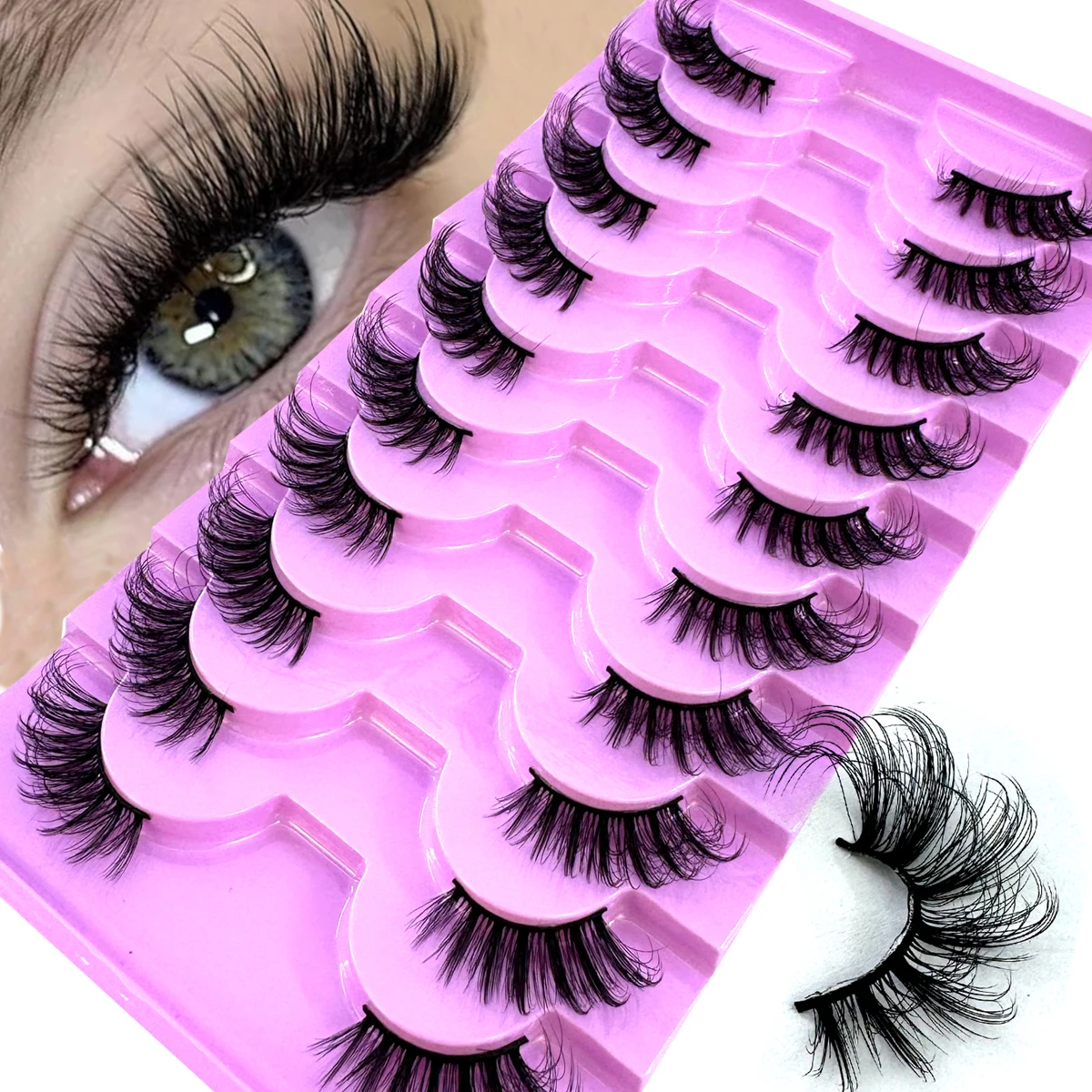 AMSDCN nowe rzęsy typu half ey – Eyelash Extension Cat Eye recenzja i cena