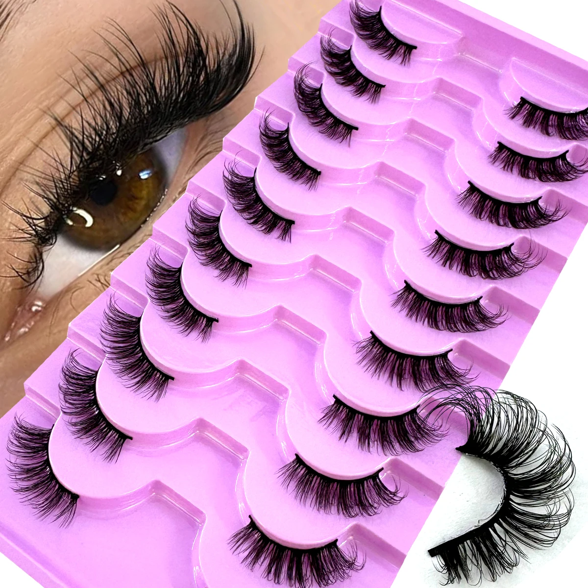 AMSDCN nowe rzęsy typu half ey – Eyelash Extension Cat Eye recenzja i cena