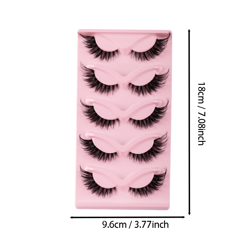 5 par rzęs Cat Eye Lashes Faux – Eyelash Extension Cat Eye recenzja i cena