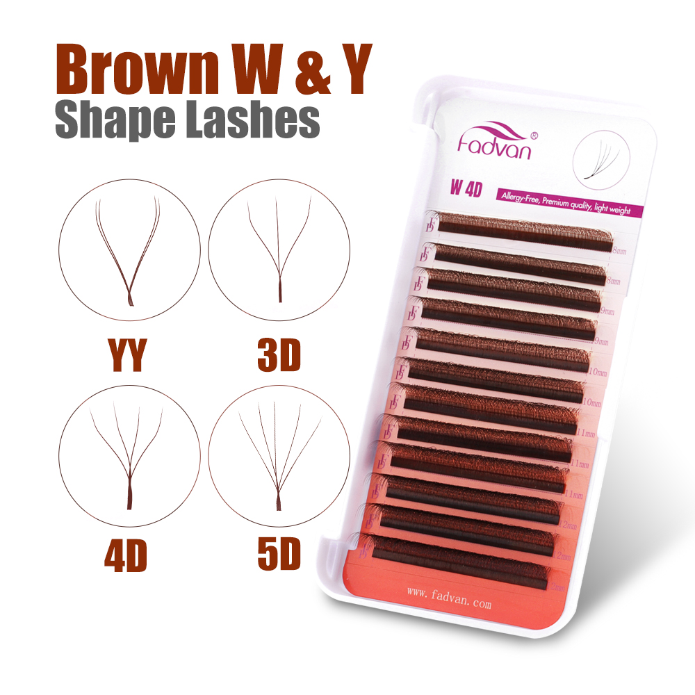 FADVAN brązowe rzęsy 4D/3D/5D  – Faux Mink Lash recenzja i cena
