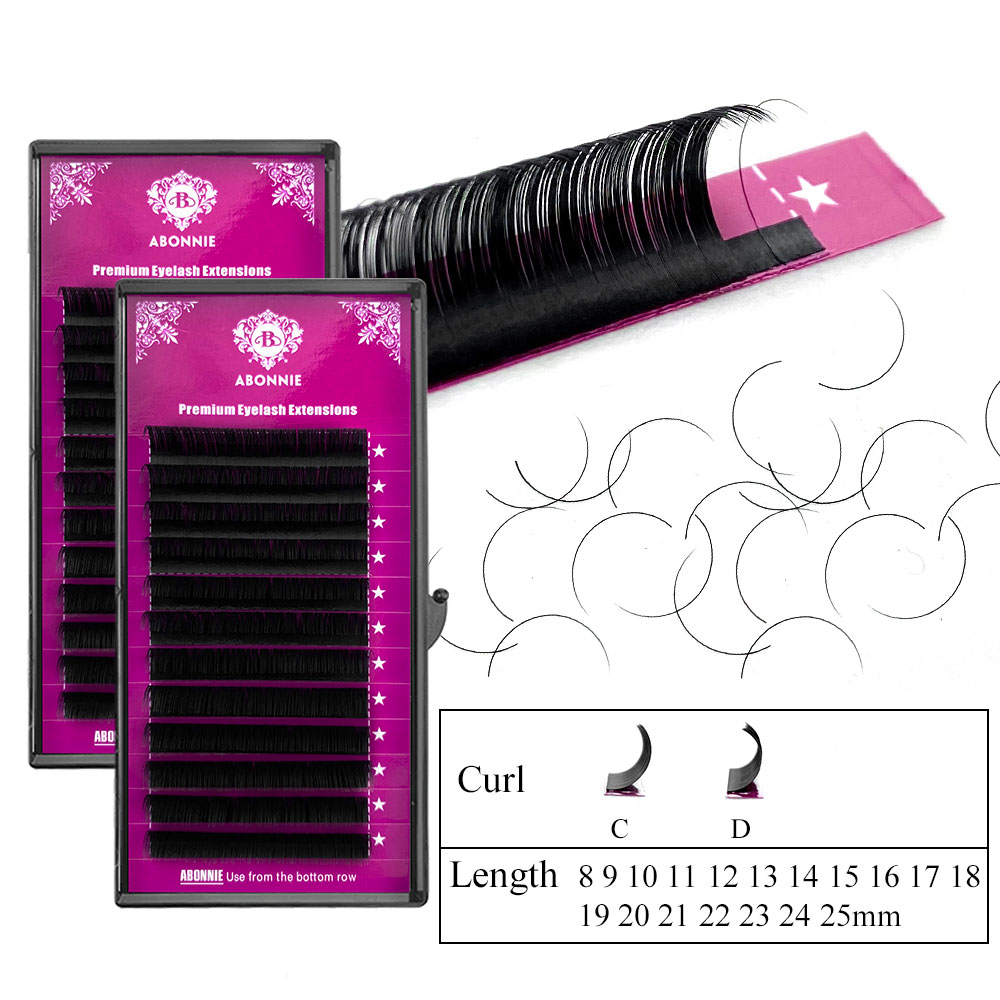Abonnie B Curl 8-15mm Faux Ind – Eyelash Extension Natural Classic recenzja i cena