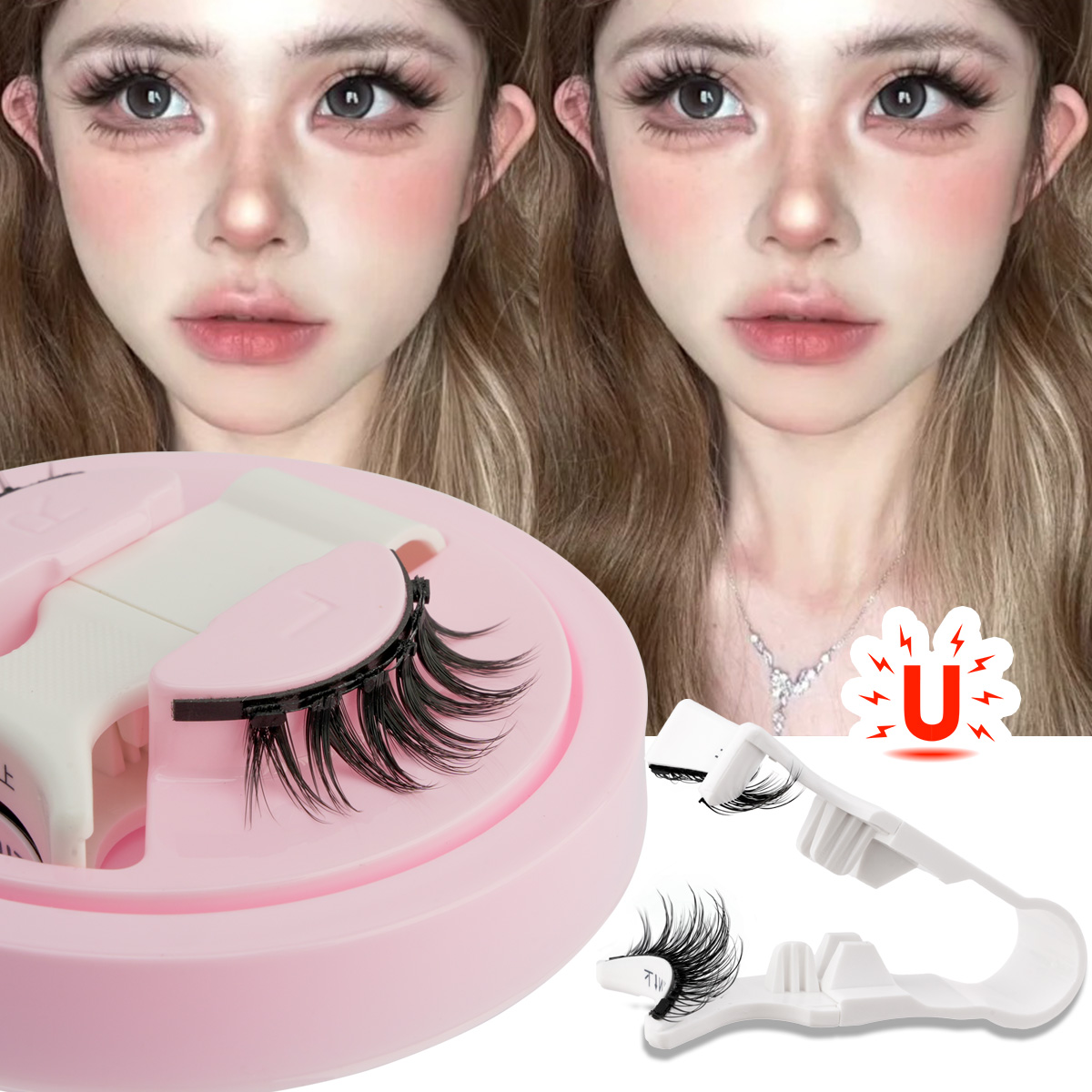 Nowe 1 Para Magnetycznych Rzęs – Faux Mink Lash recenzja i cena