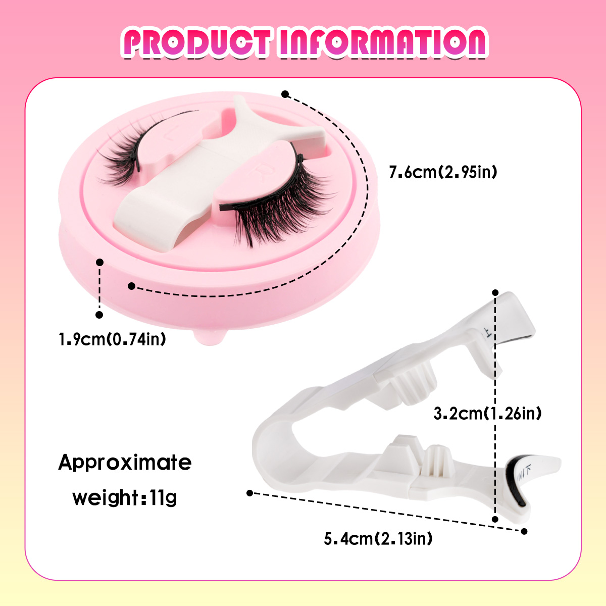 Nowe 1 Para Magnetycznych Rzęs – Faux Mink Lash recenzja i cena