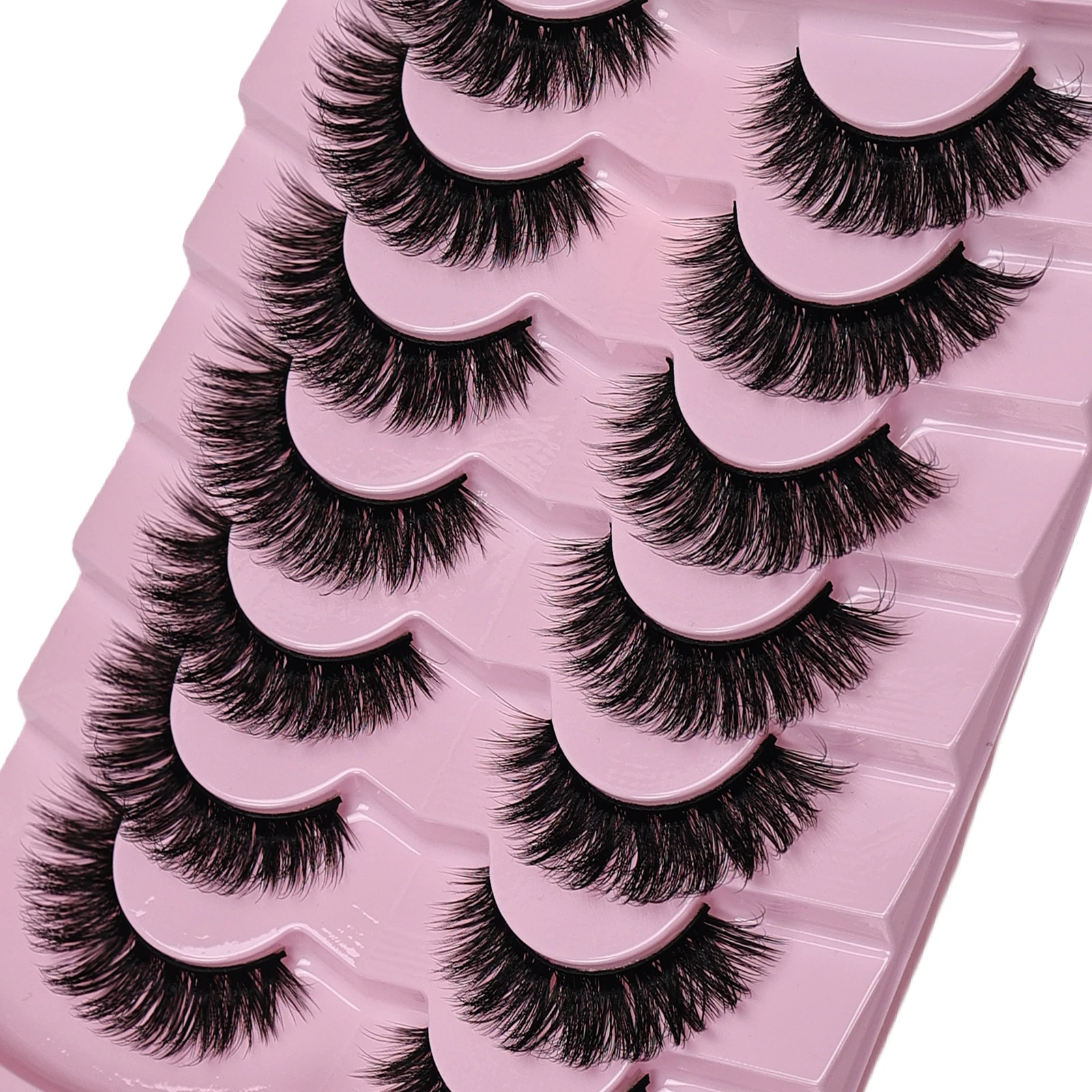 7 par kocie rzęsy objętość szt – Eyelash Extension Cat Eye Wispy recenzja i cena