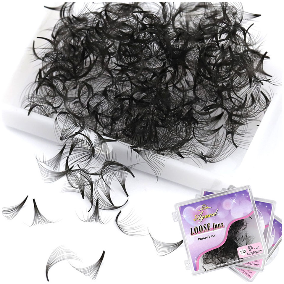 AGUUD 500 Fans Loose Fan Lashe – Eyelash Extension Medium recenzja i cena