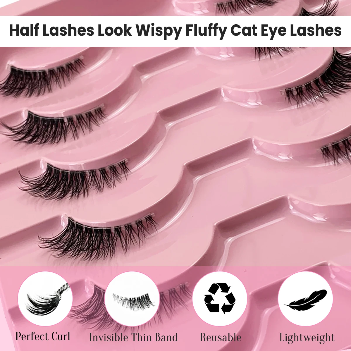 AMSDCN 10 par 3D syntetycznych – Eyelash Extension Medium recenzja i cena