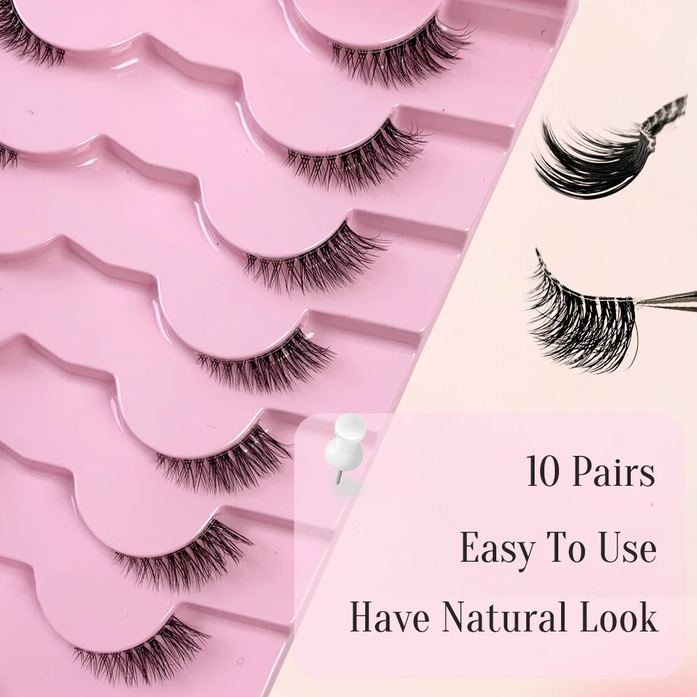 AMSDCN 10 par 3D syntetycznych – Eyelash Extension Medium recenzja i cena